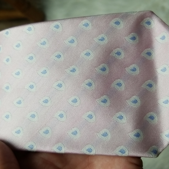 Club Room soft pink blue and white tie - Picture 6 of 6